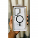 Anti Yellow Crystal Clear Camera Stand Windows Protective Case For Samsung Galaxy