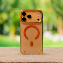Premium TPU Drop-Tested Metal Frame Camera Stand Magnetic MagSafe Case for iPhone