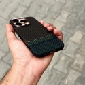 Fashionable Sunset Moonrise Carbon Fiber Texture Matte Bumper iPhone Case
