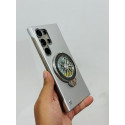 Luxury Frameless Alloy Wheel Design Shockproof Case with Ring Stand For Samsung Galaxy