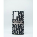 Luxury Christian Dior Pattern Designer Fabric Phone Case For Samsung Galaxy 