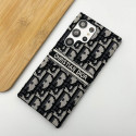 Luxury Christian Dior Pattern Designer Fabric Phone Case For Samsung Galaxy 