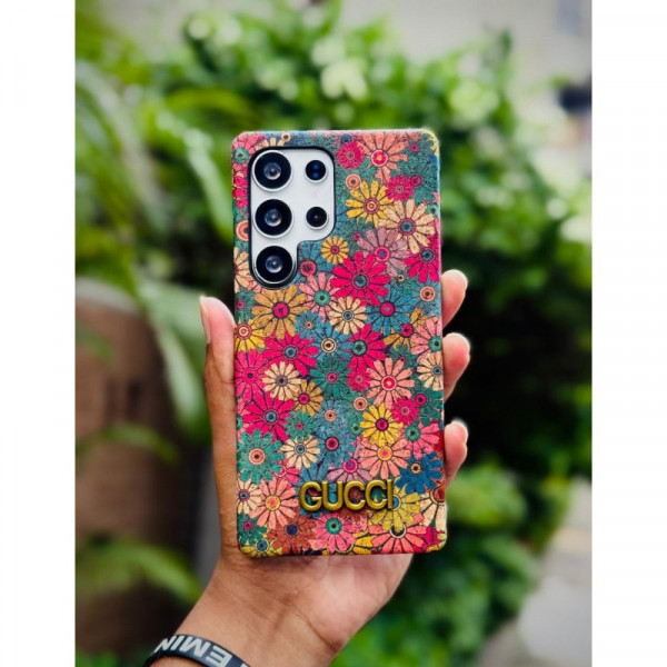 Luxury Floral Print Gucci Style Case for Samsung Galaxy 