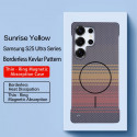 Luxury Frameless Ultra Thin Carbon Fiber Hard PC Magsafe Wireless Charge Case For Samsung Galaxy