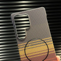 Luxury Frameless Ultra Thin Carbon Fiber Hard PC Magsafe Wireless Charge Case For Samsung Galaxy