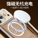 Luxury MagSafe-Ready Shockproof Aromatherapy Frameless Leather Textured KickStand Case for iPhone