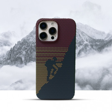 Luxury Spectrum Carbon Fiber Texture Cover for iPhone