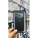 Premium Audi Genuine Leather iPhone Case 12 to 17 Pro Max