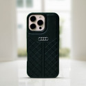 Premium Audi Genuine Leather iPhone Case 12 to 17 Pro Max