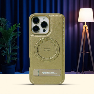 Premium HDCI Magnetic Stand Leather Case for iPhone