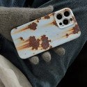 Rusty Glossy Pattern Vintage Hard Case For iPhone