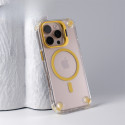 Transparent Acrylic Airbag Anti-knock Flip Camera Stand Holder Magsafe Case For iPhone