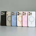 Dekex Hard PC Polycarbonate  Attached Lens Protector Magnetic Ring Design Case For iPhone 12 To 16 Pro Max 