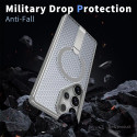 Heat Dissipation Mesh Bracket Cooling For Magsafe Armor Magnetic Wireless Charge Phone Case For Samsung Galaxy Ultra Series
