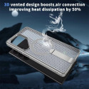 Heat Dissipation Mesh Bracket Cooling For Magsafe Armor Magnetic Wireless Charge Phone Case For Samsung Galaxy Ultra Series
