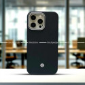 Super Finish Spigen Brand Leather Case With Magsafe Supported For iPhone