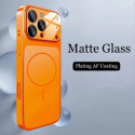 Luxury 17 Series Concept Lens Protection AG Matte Glass MagSafe Case for iPhone