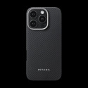 Pitaka Classic Ultra-Slim Case for iPhone 16 Pro Max / 16 Pro -Black/Grey (Twill)