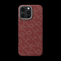 Pitaka Gold Red Classic Monogram Tactile Woven Case for iPhone 16 Pro & 16 Pro Max