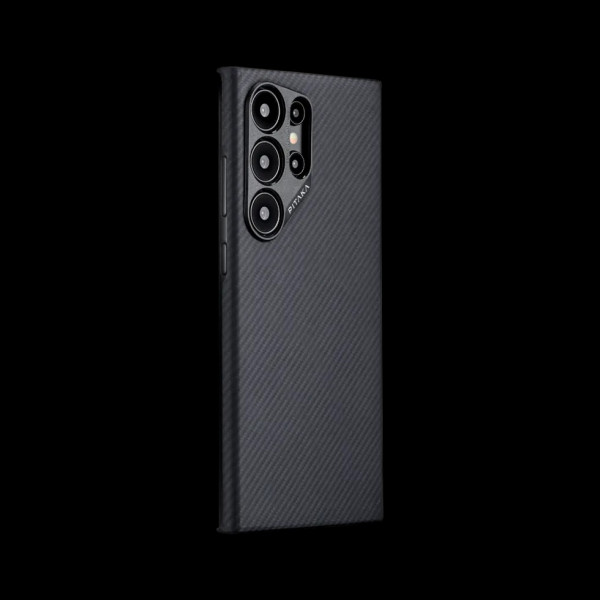 Pitaka MagEZ Case 4 Case-Less Thin Case for Galaxy S24 Ultra -Black (Twill)