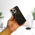 Luxury Frameless Magsafe Supported Carbon Fiber Case For Iphone