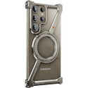 Metal Z Shape Frameless Design Bumper 360° Rotation Kickstand Aluminum Case For Samsung Galaxy 
