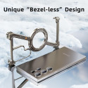Metal Z Shape Frameless Design Bumper 360° Rotation Kickstand Aluminum Case For Samsung Galaxy 