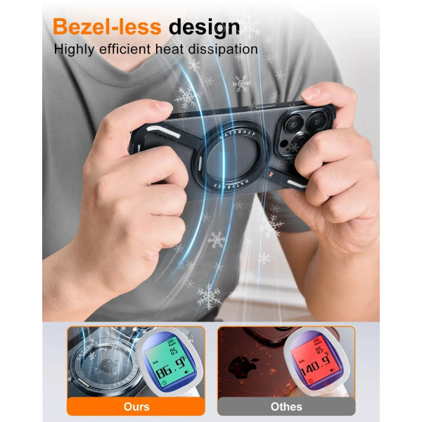 Metal Z Shape Magnetic Case for iphone N- PC010