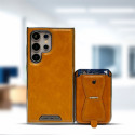 Premium PU Leather Card Holder Wallet Kickstand Case For Samsung Galaxy S25 Ultra S24 Ultra S23 Ultra