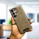 Premium PU Leather Card Holder Wallet Kickstand Case For Samsung Galaxy S25 Ultra S24 Ultra S23 Ultra