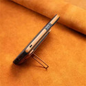Wallet Card Slot Magnetic Leather Case For iPhone Holder Hollow Logo Back Cover