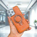 RMBMAX Premium Super Finish Leather Magsafe Stand Case For iPhone