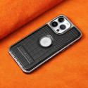 Crocodile leather magnetic charging suitable  Kickstand Case For Iphone 