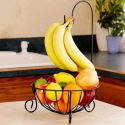 Fruit basket with Banana hanger hook