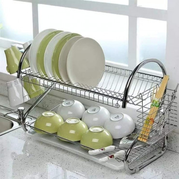 2 Layer Plate Storag...