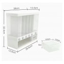 Kitchen Storage Box (6-Grid Dry Food Dispenser)