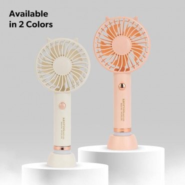 Portable Hand Fan with LED
