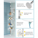 Adjustable Corner Bathroom Self
