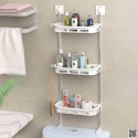 3 Tier Multifunctional Bathroom Wall Hanging Storage Rack