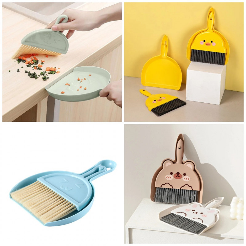 2pcs/Set Mini Desk Cleaning Set