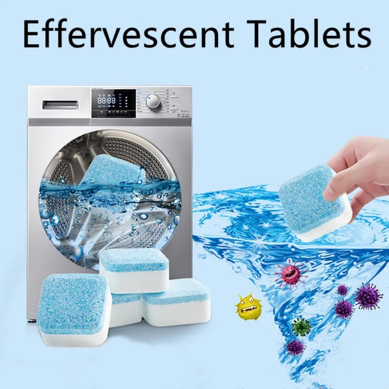 12 Pcs Washing Machine Cleaner Tablets