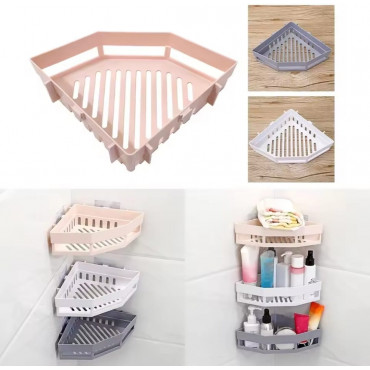 Plastic Corner Bathroom Self ( 3pcs)