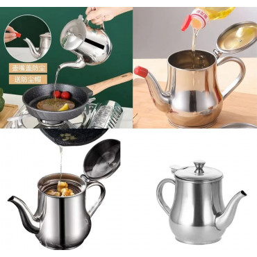 700 ML Stainless Steel Oil Storage Pot