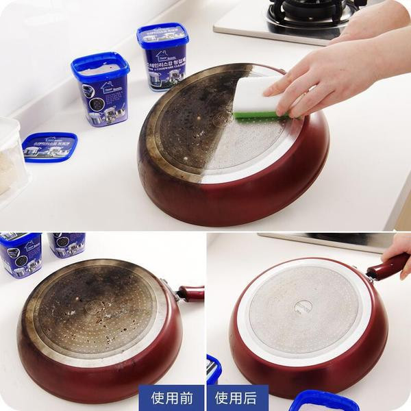 Kitchen Stainless Steel Pot Pan Stain Dirt Cleaner