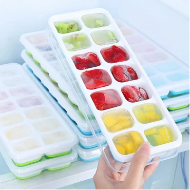 Silicone Ice Cube Trays with Lid