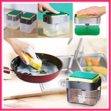 Soap Dispenser With Sponge