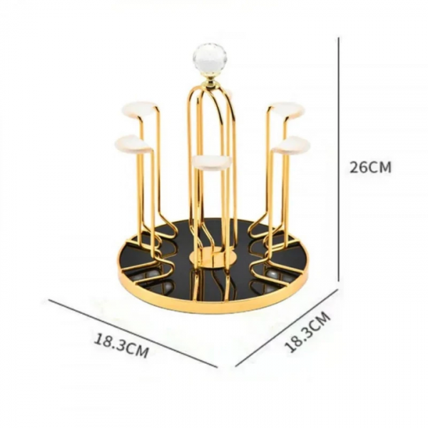 Golden Glass Stand 