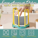 Space Saving Plastic Bowl Storage