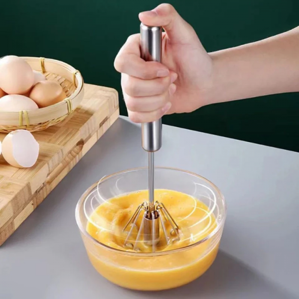 Stainless Steel Manual Hand Mixer