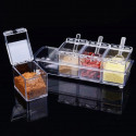Four In One with Spoon Kitchen Spices Jar 